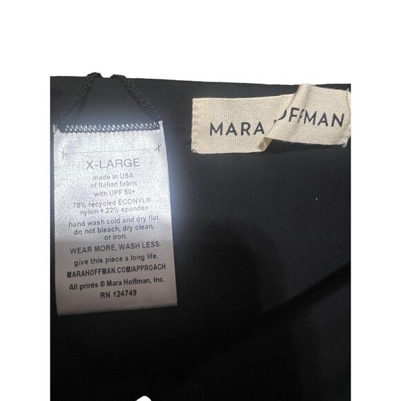 NWT MARA HOFFMAN Sita black‎ bikini bottoms size XL - Picture 4 of 4